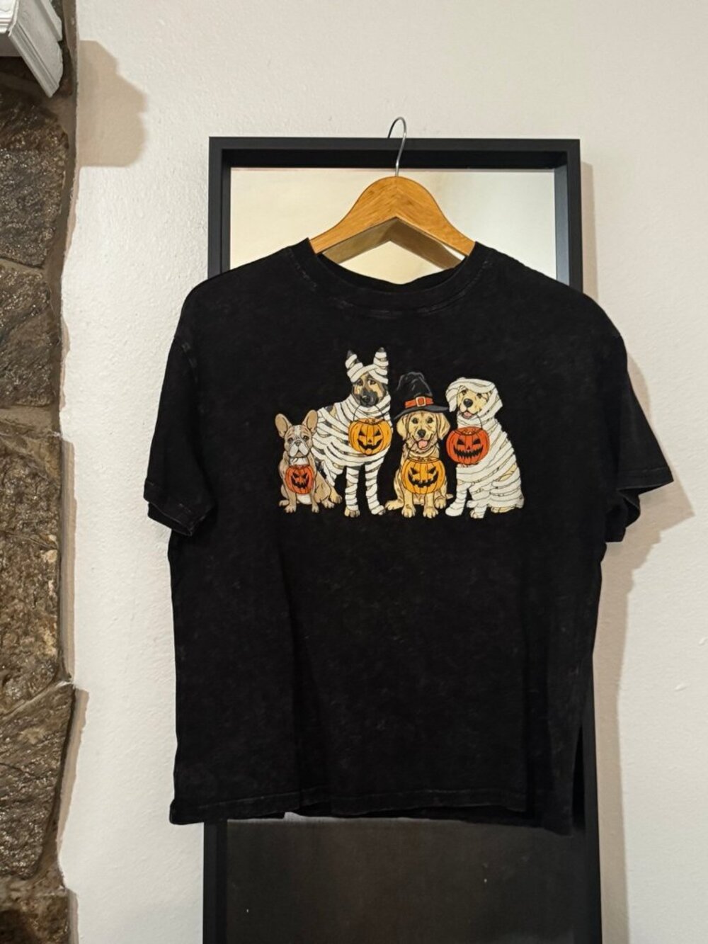 Viral Mummy Dogs Trick or Treating Top Halloween Small - Picture 1 of 3